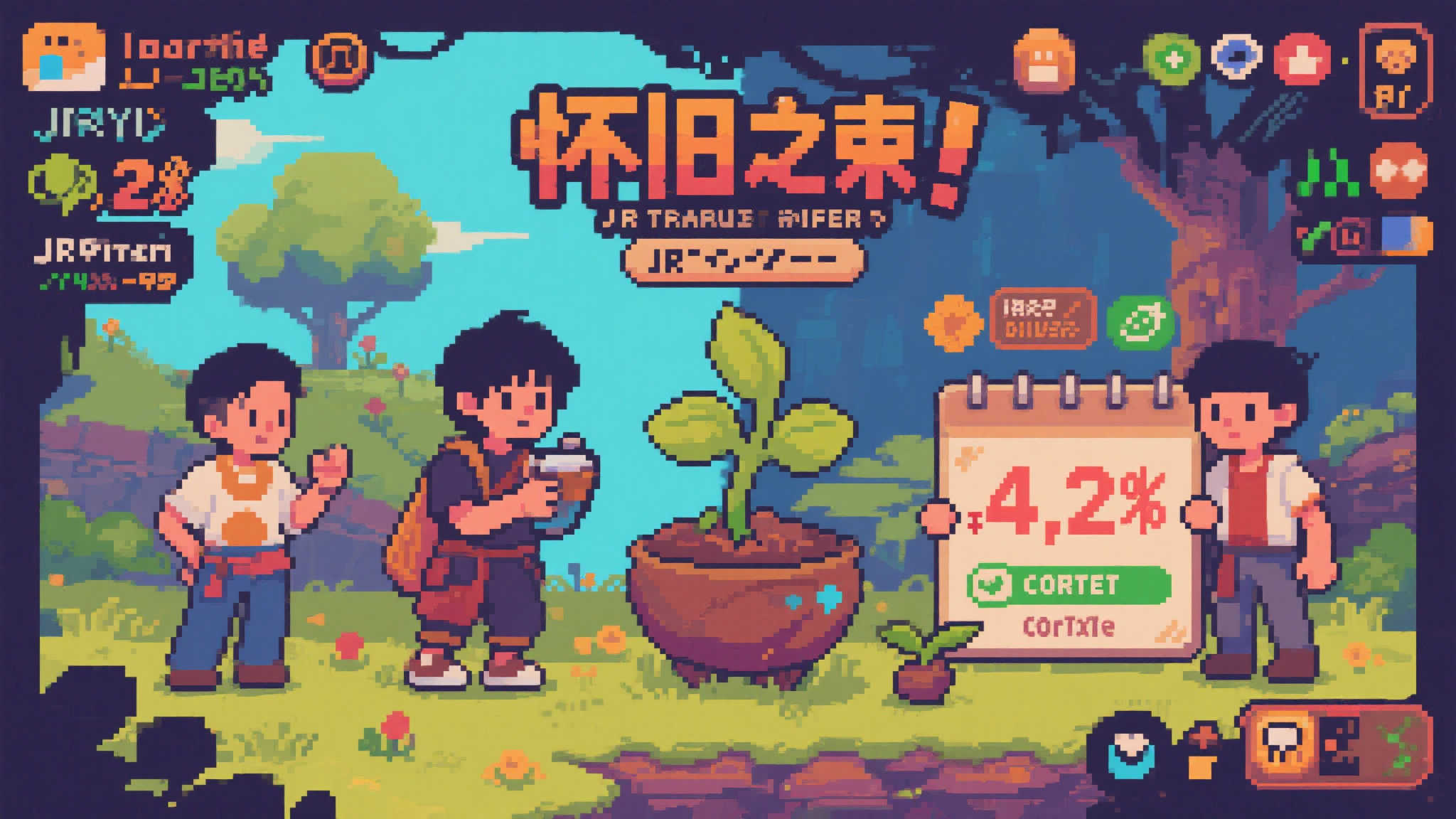 独立团队像素风JRPG《怀旧之种》众筹成功,获42万美元支持 独立团队像素风JRPG《怀旧之种》众筹成功,获42万美元支持